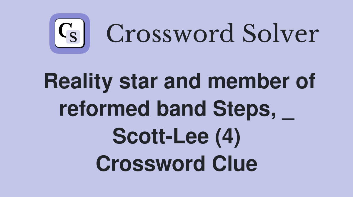 Reality star and member of reformed band Steps, _ ScottLee (4